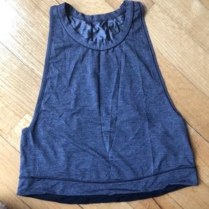 Lululemon Purple Cropped Tank Size 6/8